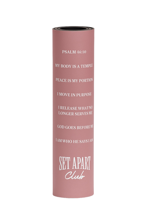 Set Apart Club Yoga Mat – Divine Alignment Edition
