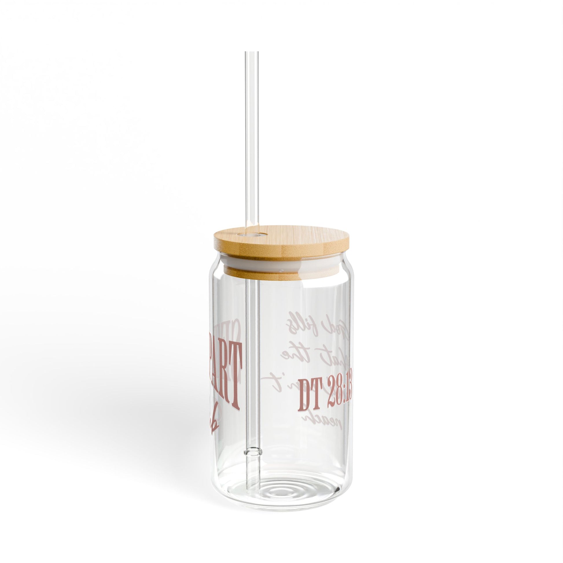 Set Apart Club Glass Jar Cup w/ Bamboo Lid